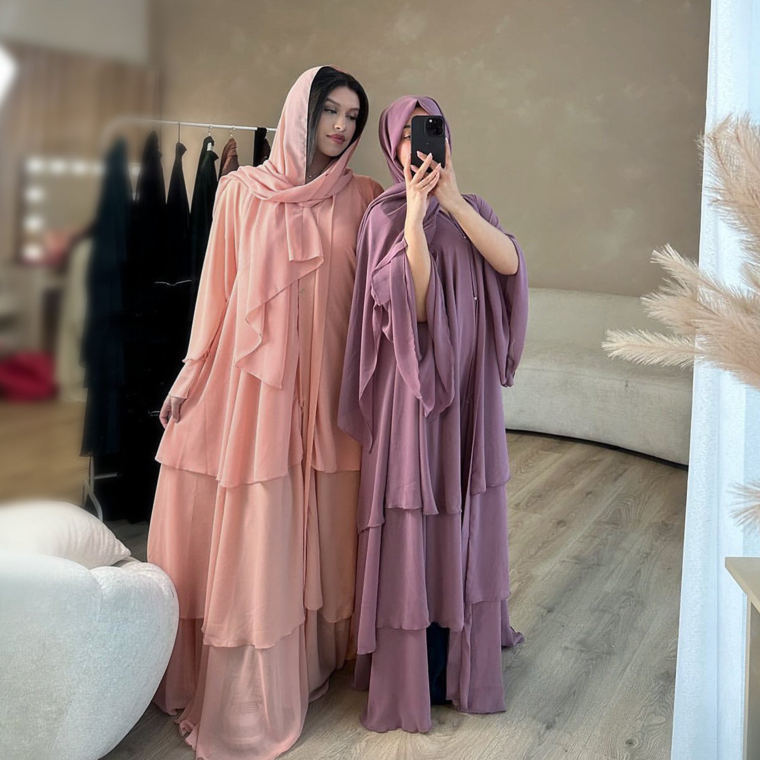 Dubai Middle East Turkey Dubai Exquisite Elegant Cardigan Robe