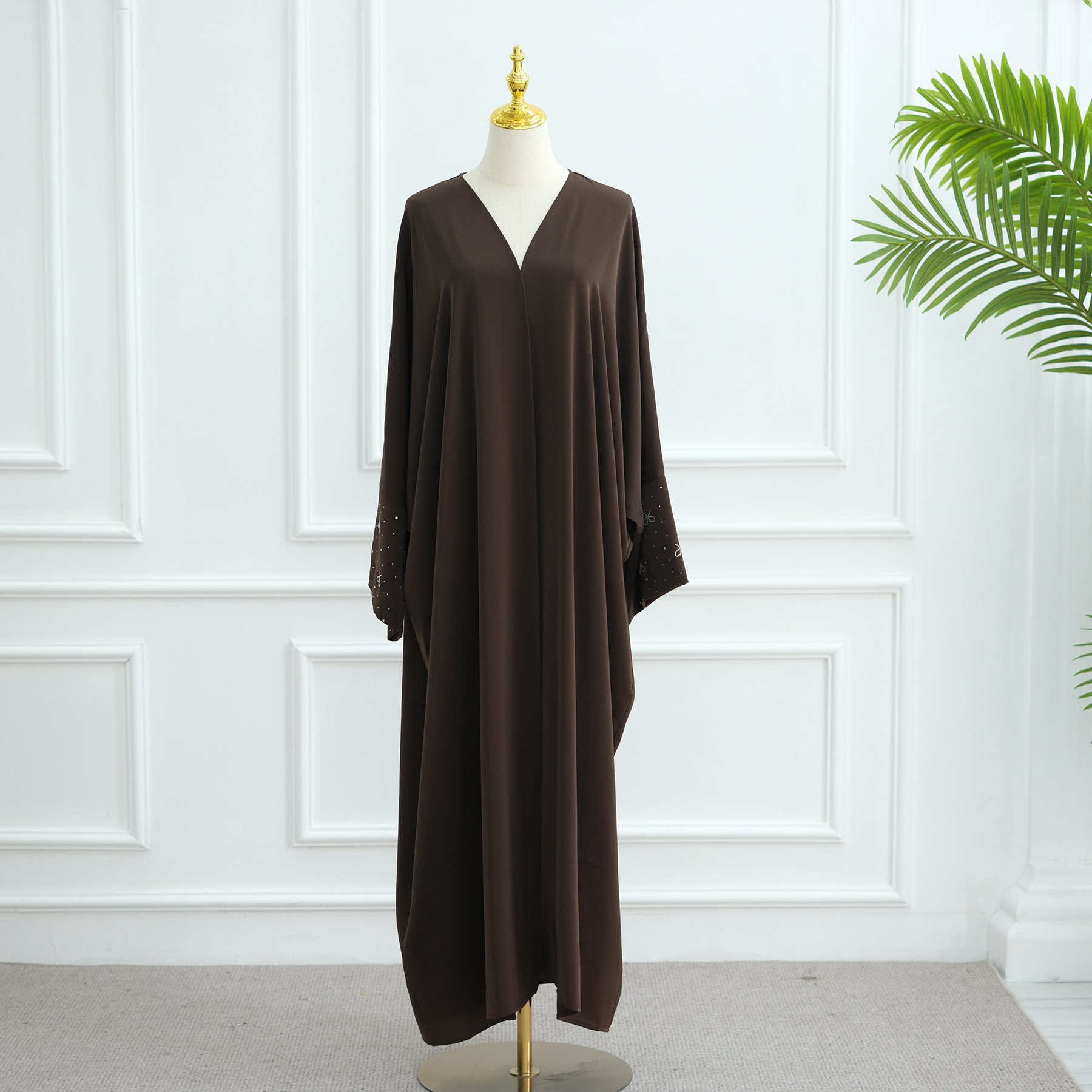 Dubai Beaded Bow Cardigan Robe