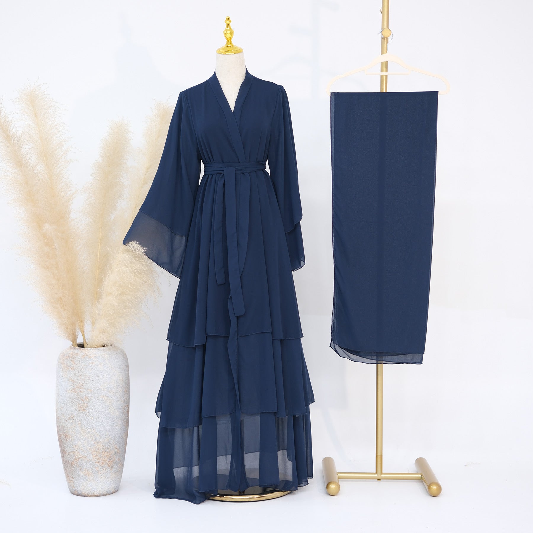 Dubai Middle East Turkey Dubai Exquisite Elegant Cardigan Robe