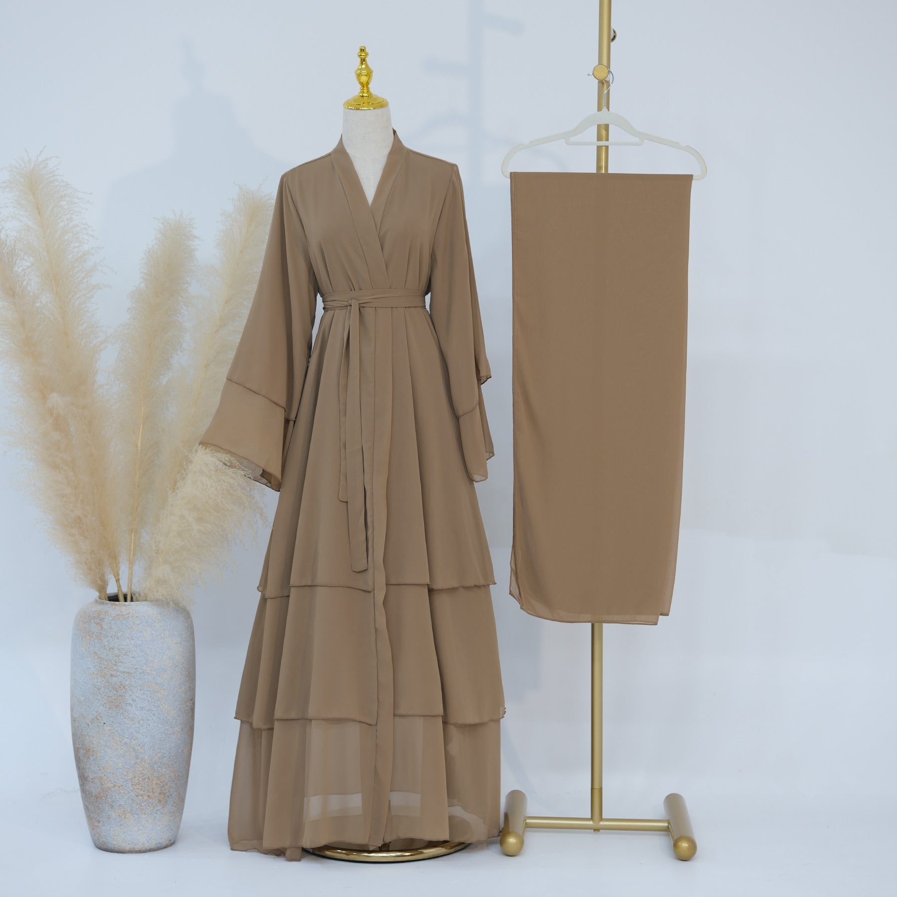 Dubai Middle East Turkey Dubai Exquisite Elegant Cardigan Robe