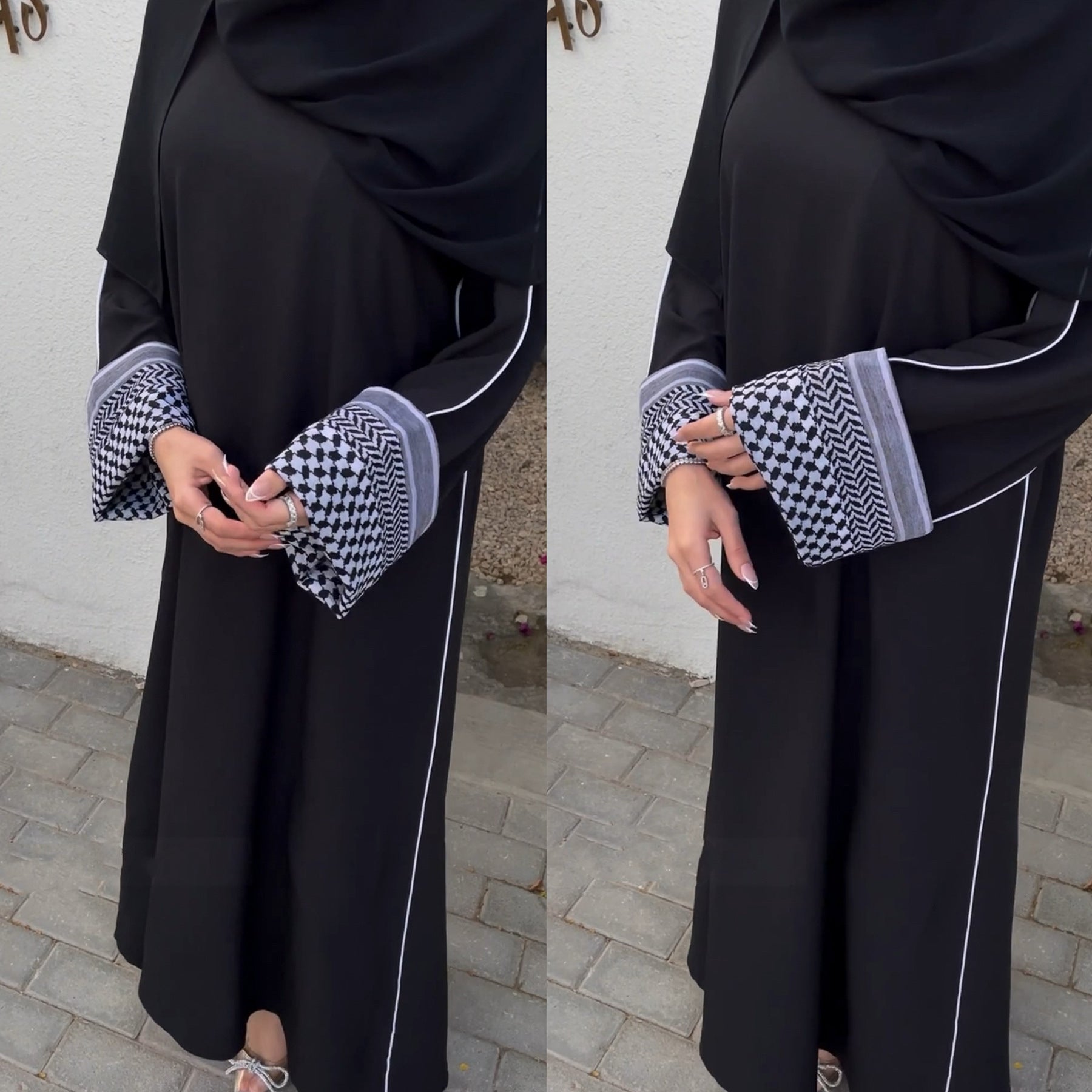 Dubai Middle East Turkey Dubai Stitching Series Elegant Dress