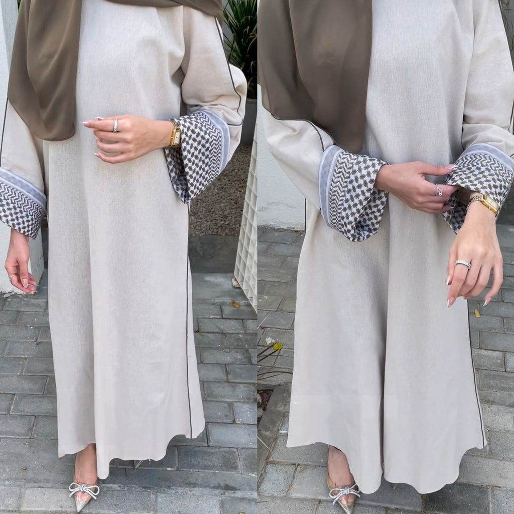 Dubai Middle East Turkey Dubai Stitching Series Elegant Dress
