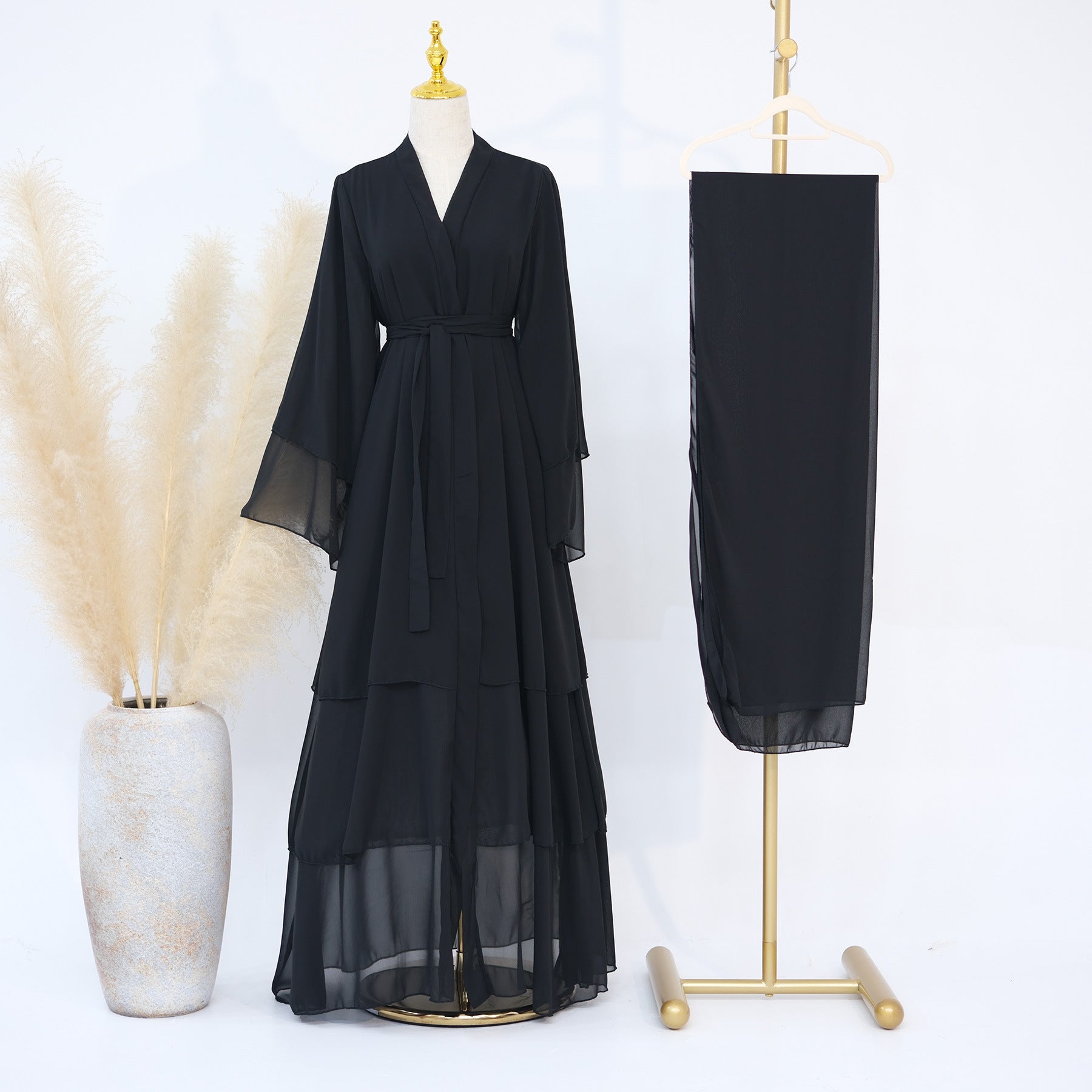 Dubai Middle East Turkey Dubai Exquisite Elegant Cardigan Robe