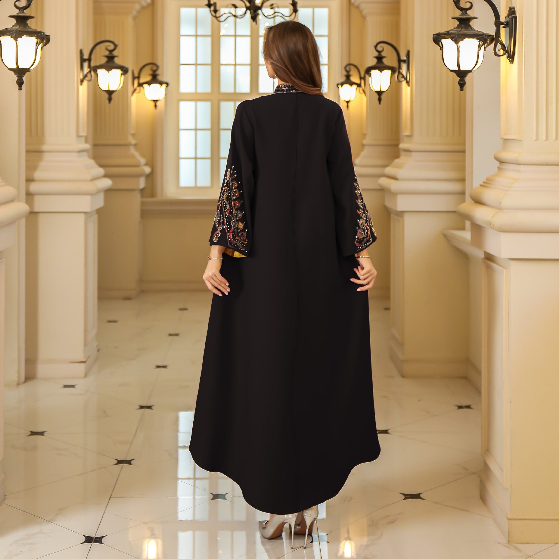 Dubai Womens Embroidered Robe