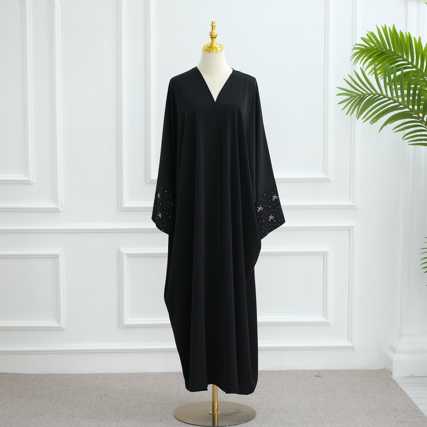 Dubai Beaded Bow Cardigan Robe