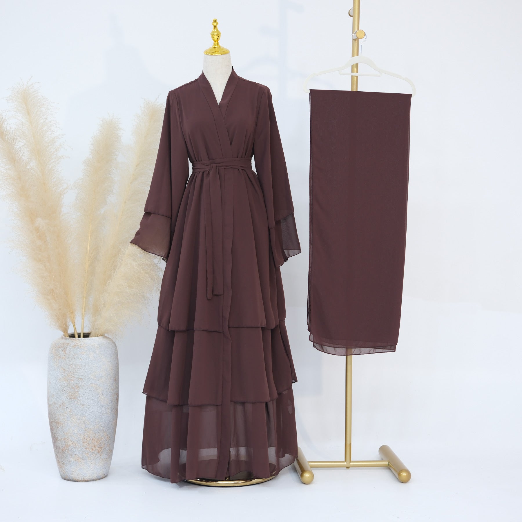 Dubai Middle East Turkey Dubai Exquisite Elegant Cardigan Robe